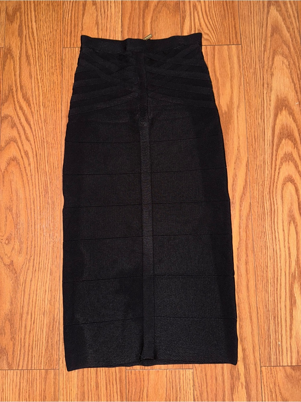 Black High-Waist BEBE Bandage Pencil Skirt